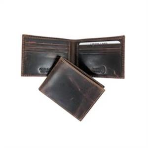 NEW CLASSIC LOOK INC. men's bifold wallet in hunter brown